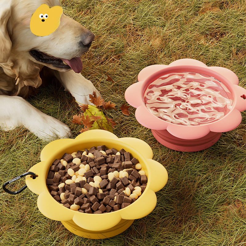 Foldable Dog Travel Bowl for Easy Feeding Anywhere 1