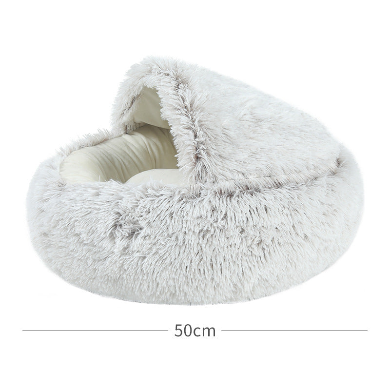 Crystal velvet warm round half-pack cat litter 1