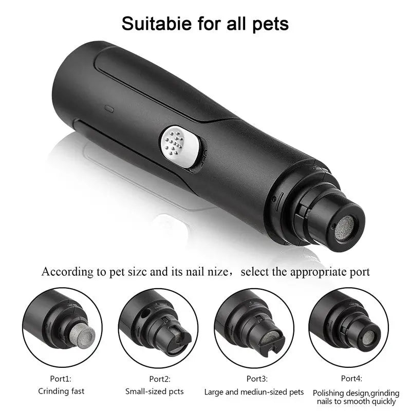 Gentle Nail Grinder for Calm, Comfortable Pet Grooming 1