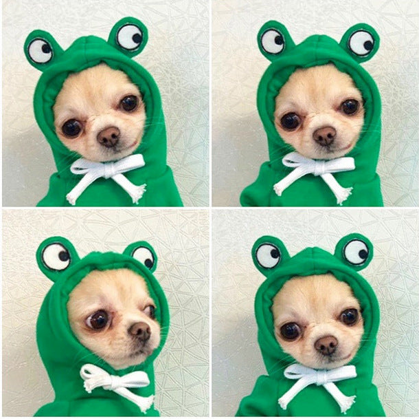 Cute Fruit Dog Clothes For Small Dogs Hoodies Winter Warm Fleece Pet Clothing Puppy Cat Costume Coat For French Chihuahua Outfit 1