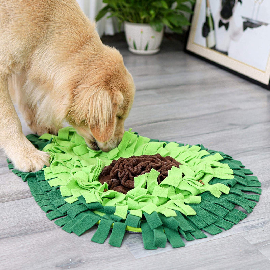 Dog Sniffing Mat Dog Puzzle Toy Pet Snack Feeding Mat Boring Interactive Game Training Blanket Snuffle Feeding Training Mat 1