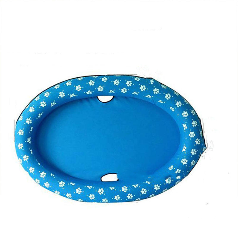 Dog Swimming Pool Inflatable Hammock Pets Pool Floating Bed Spring Summer Swimming Ring 1