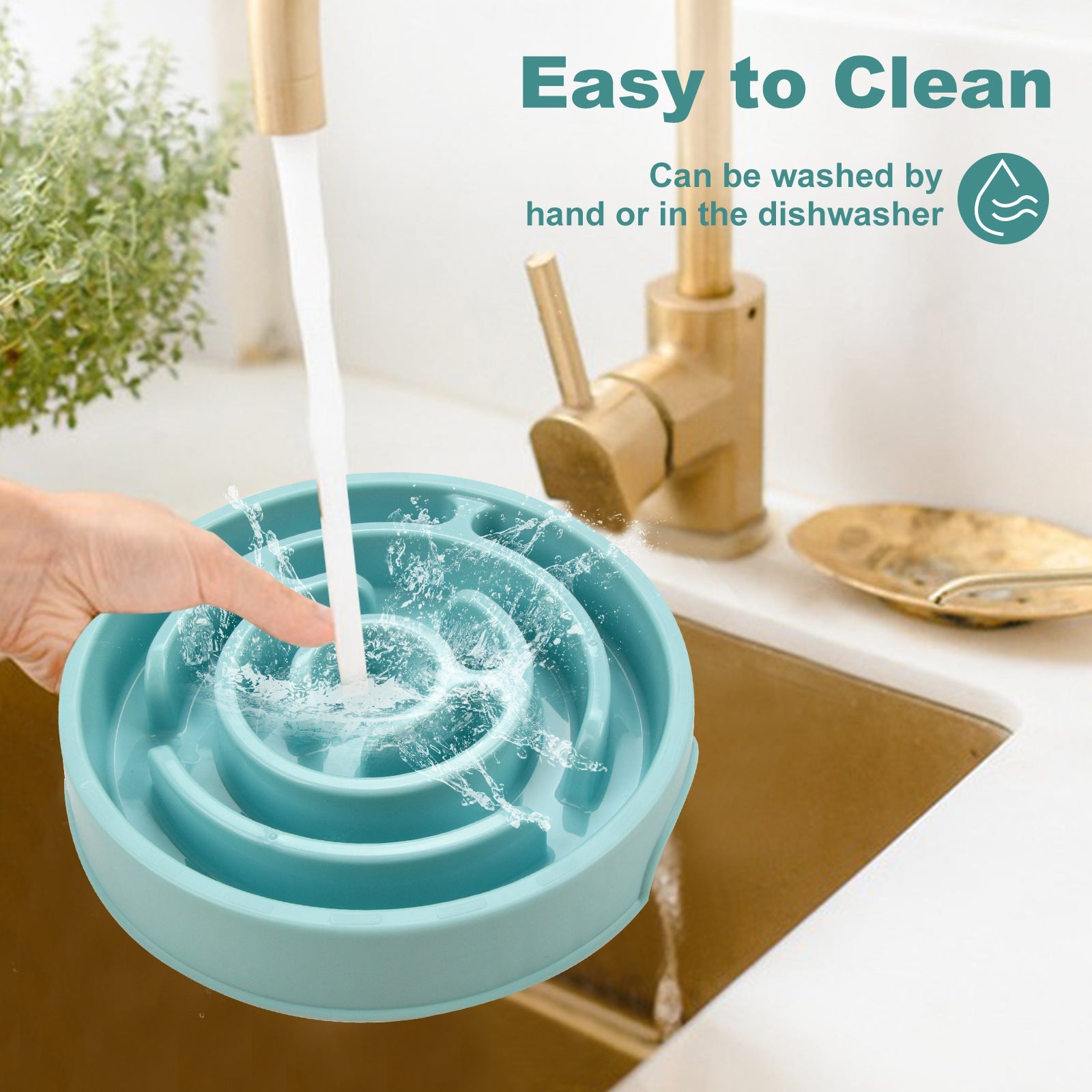 Anti-Choking Slow Feeder Bowl for Happy, Healthy Dogs 1