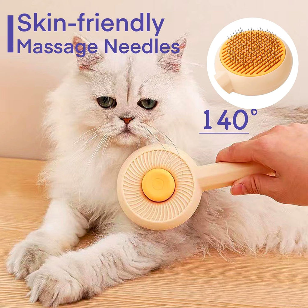 Effortless Pet Grooming Brush for Less Shedding and Tangles 1