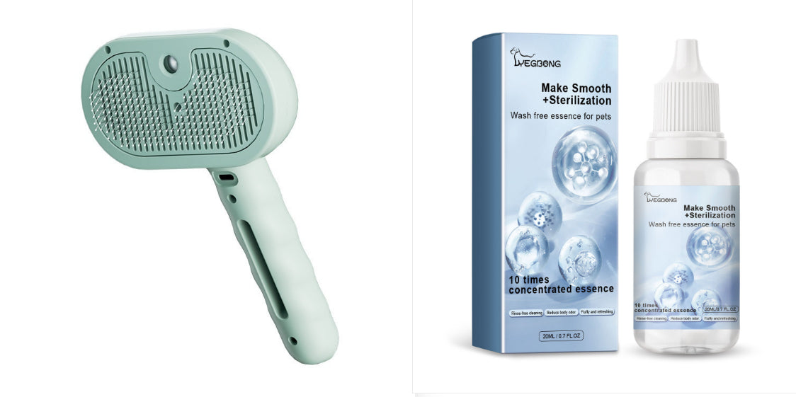 Pets Spray Hair Comb Pet Hair Remover Cleaning Brush Cats Grooming Dog Accessories Tools Dematting Water Mist Humidifier Comb Pet Supplies 1