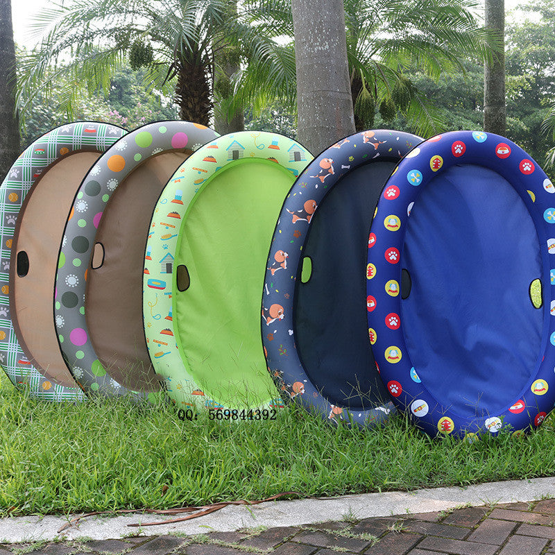 Dog Swimming Pool Inflatable Hammock Pets Pool Floating Bed Spring Summer Swimming Ring 1