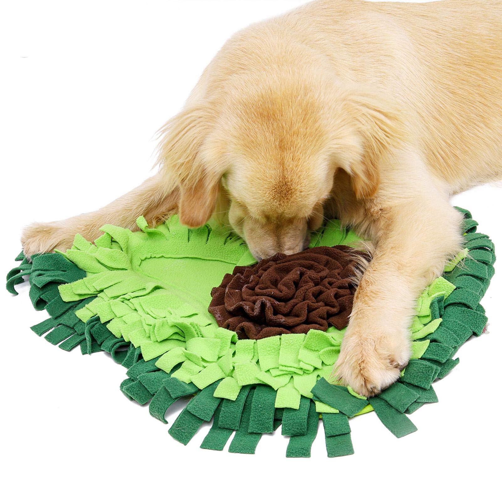 Dog Sniffing Mat Dog Puzzle Toy Pet Snack Feeding Mat Boring Interactive Game Training Blanket Snuffle Feeding Training Mat 1