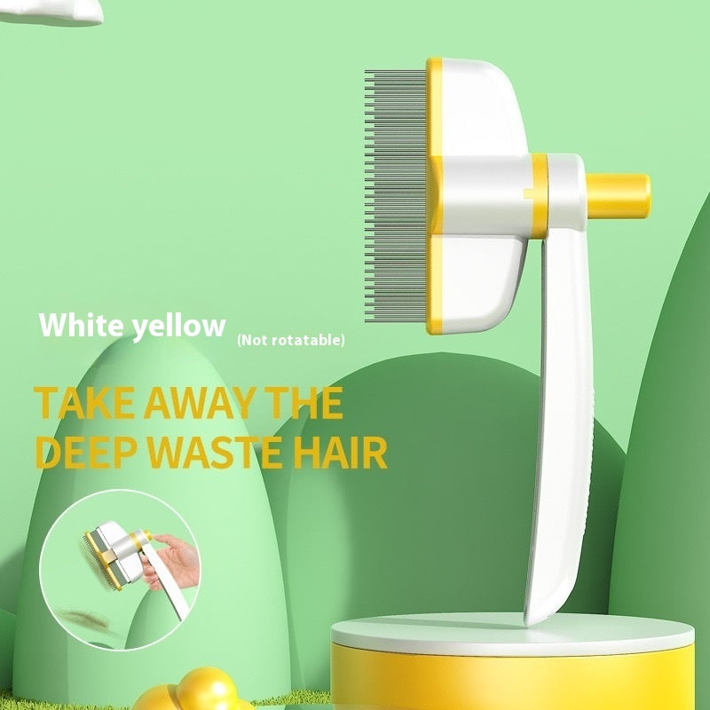 Cat Comb Tie Removal Floating Hair Magic Long Hair Pet Self-Cleaning Row Dog Cat Comb Grooming Supplies Flea Removal Brush Pets Products 1