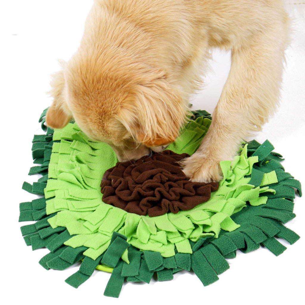 Dog Sniffing Mat Dog Puzzle Toy Pet Snack Feeding Mat Boring Interactive Game Training Blanket Snuffle Feeding Training Mat 1