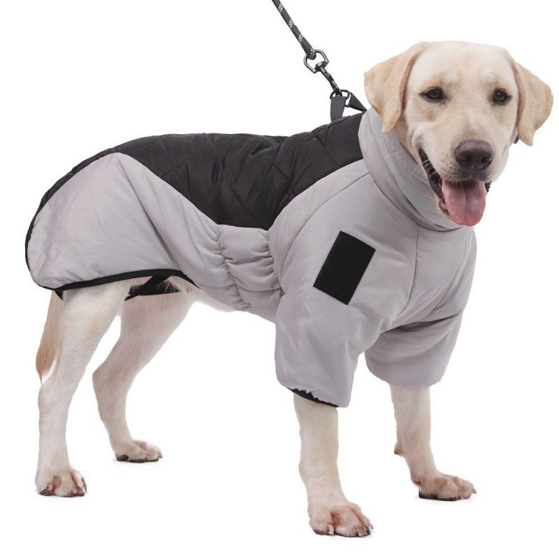 New Winter Dog Coat Waterproof Pet Clothes For Medum Large Dogs Warm Thicken Dog Vest Custome Labrador Jacket 1