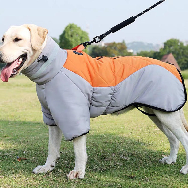 New Winter Dog Coat Waterproof Pet Clothes For Medum Large Dogs Warm Thicken Dog Vest Custome Labrador Jacket 1
