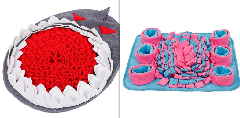 Dog Sniffing Mat Dog Puzzle Toy Pet Snack Feeding Mat Boring Interactive Game Training Blanket Snuffle Feeding Training Mat 1