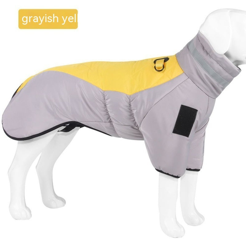New Winter Dog Coat Waterproof Pet Clothes For Medum Large Dogs Warm Thicken Dog Vest Custome Labrador Jacket 1
