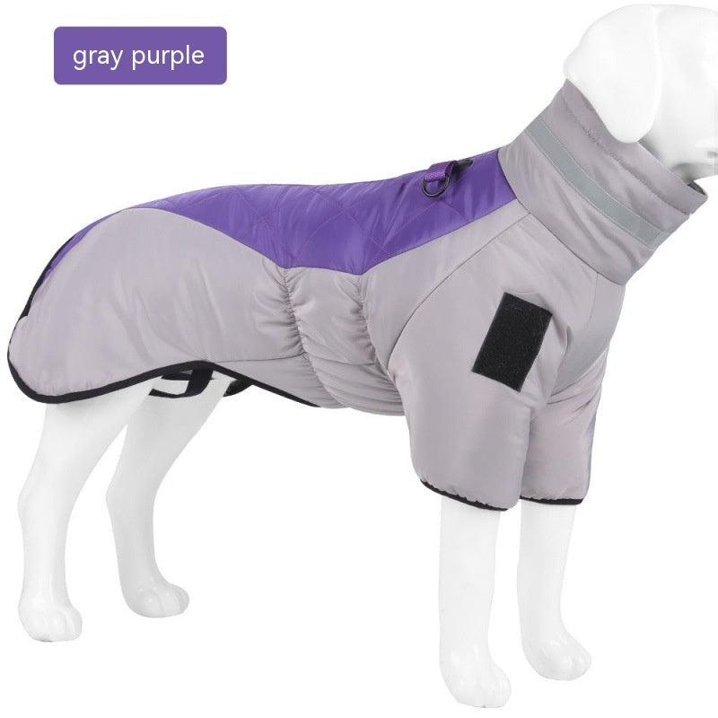 New Winter Dog Coat Waterproof Pet Clothes For Medum Large Dogs Warm Thicken Dog Vest Custome Labrador Jacket 1