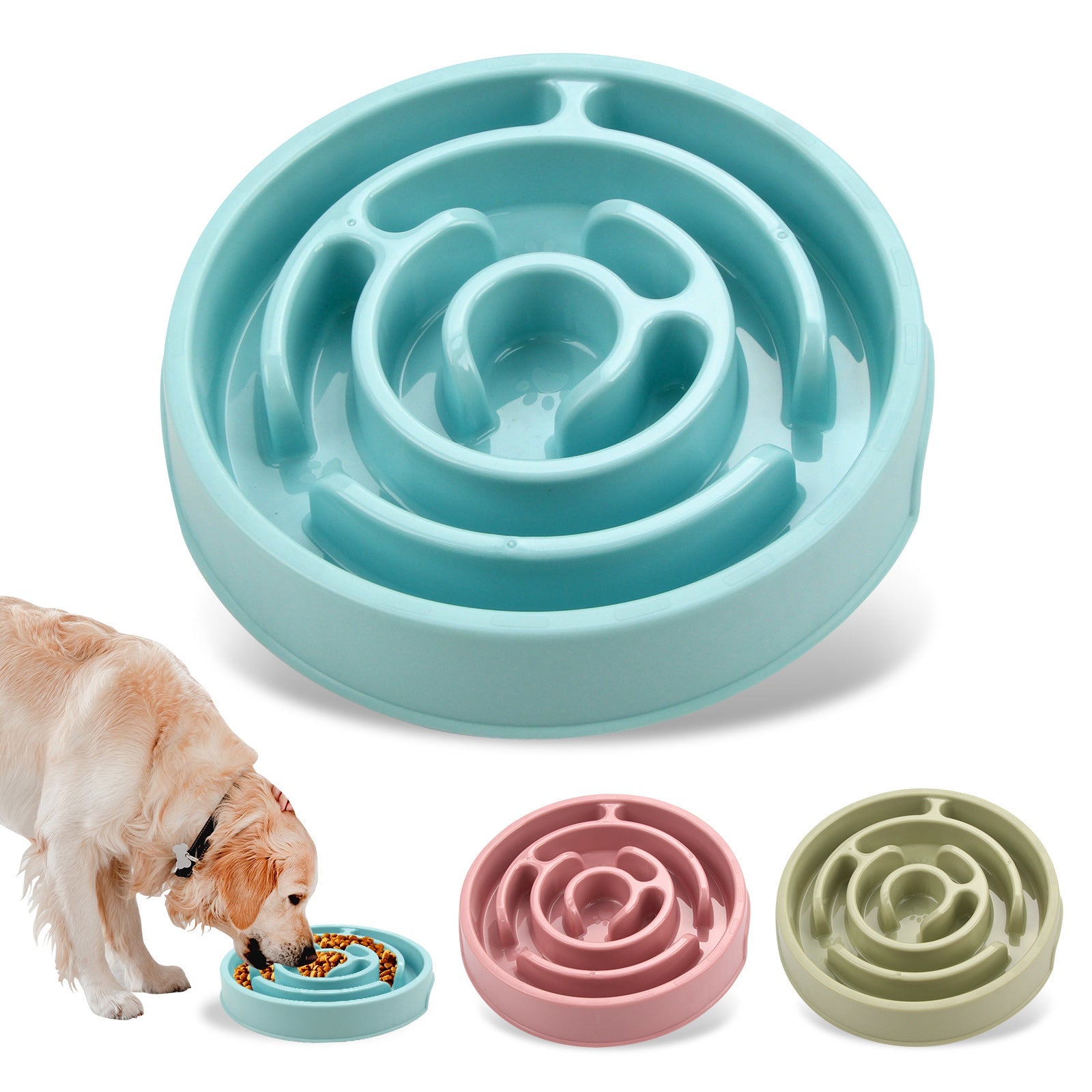 Anti-Choking Slow Feeder Bowl for Happy, Healthy Dogs 1