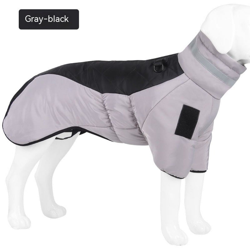 New Winter Dog Coat Waterproof Pet Clothes For Medum Large Dogs Warm Thicken Dog Vest Custome Labrador Jacket 1